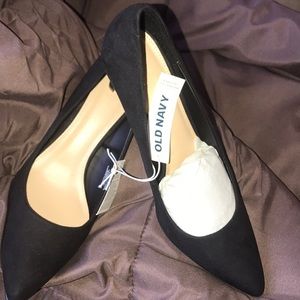 Sexy Black suede pointed-toe heeled shoes